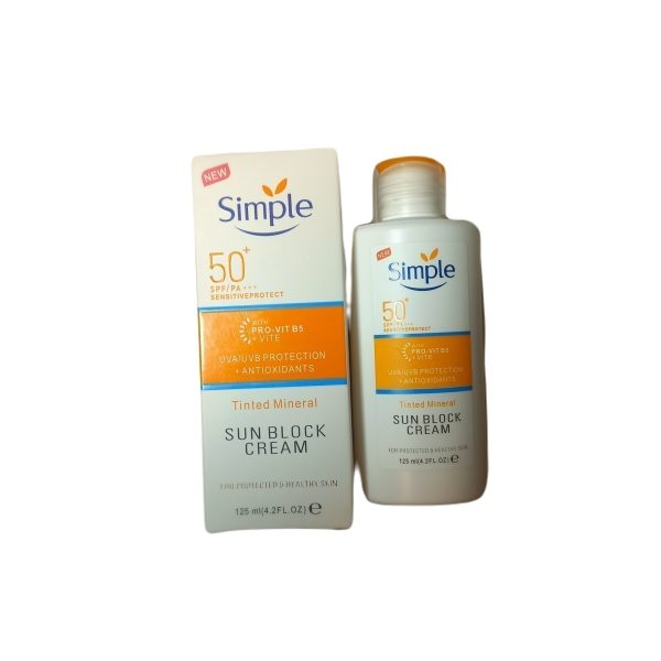 ضد آفتاب سیمپل 125ml بی رنگ
