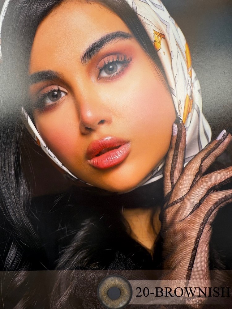 لنز رنگی برند confest شماره 20