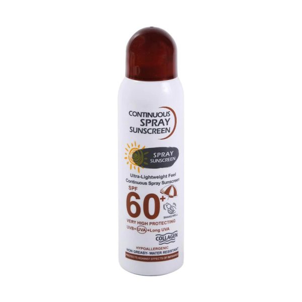 اسپری ضد آفتاب مدل SPF 60 (قهوه ای)