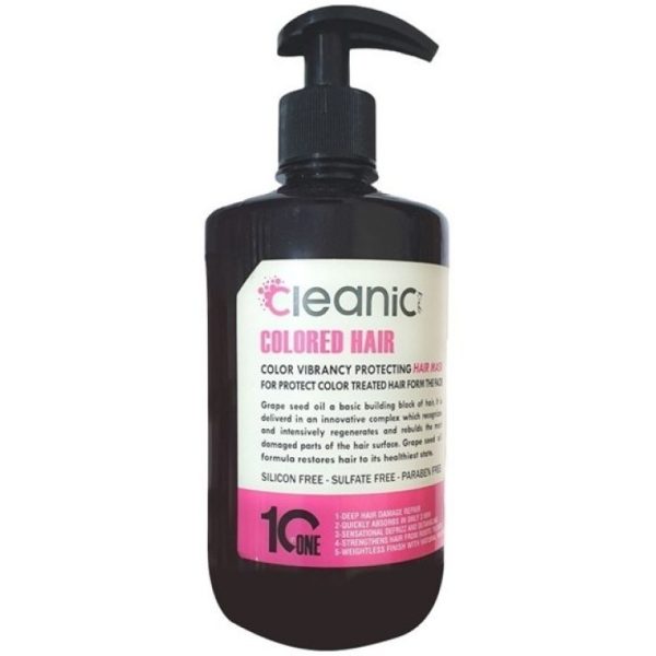 ماسک داخل حمام کلینیک مناسب موی رنگ شده 550ml