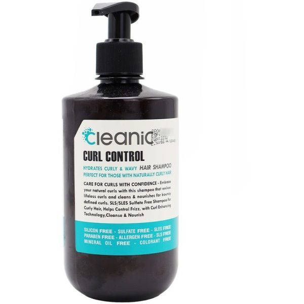 شامپو مارک کلینیک آبی مخصوص موهای فر و مجعد 550ml