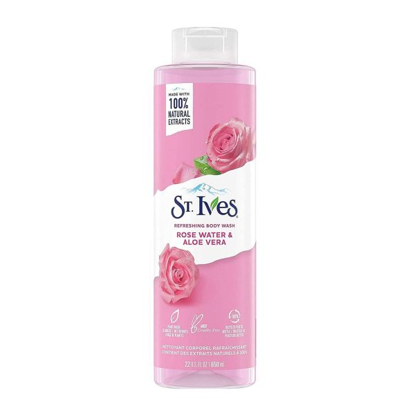 شامپو بدن S.T.IVES سنت ایوز با رایحه گل رز 650ml