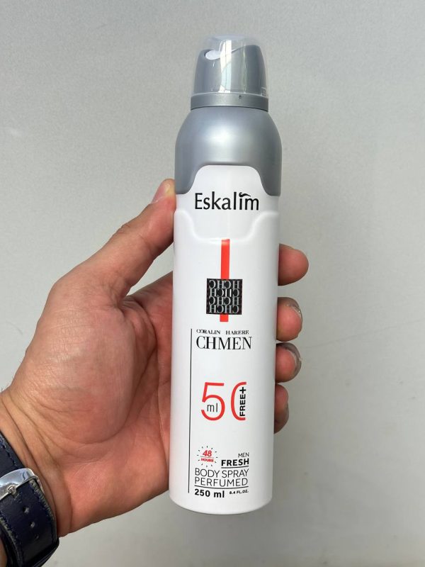 اسپری مردانه خوشبو کننده لباس مارک eskalim با رایحه سی اچ 250ml