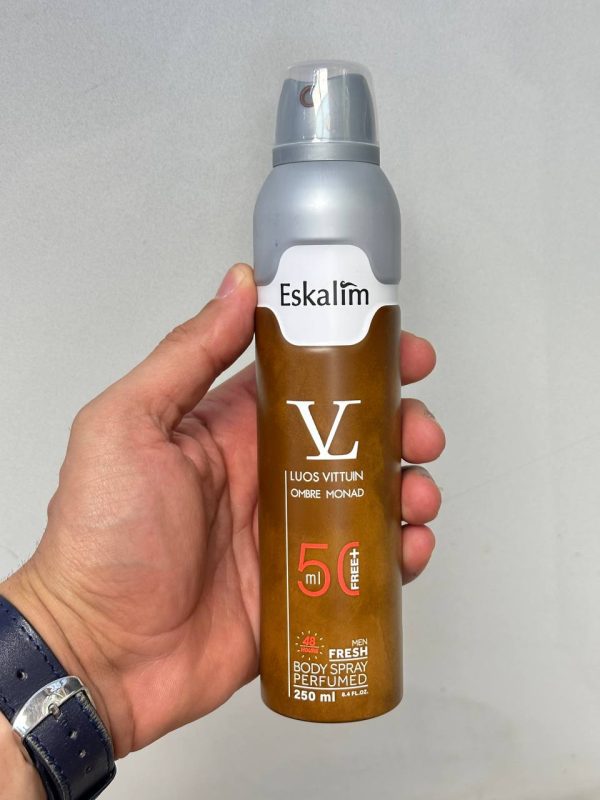 اسپری مردانه خوشبو کننده لباس مارک eskalim با رایحه لویی ویتون 250ml