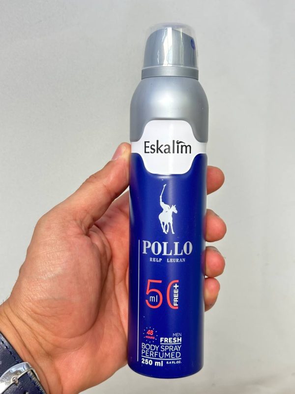 اسپری مردانه خوشبو کننده لباس مارک eskalim با رایحه پولو 250ml