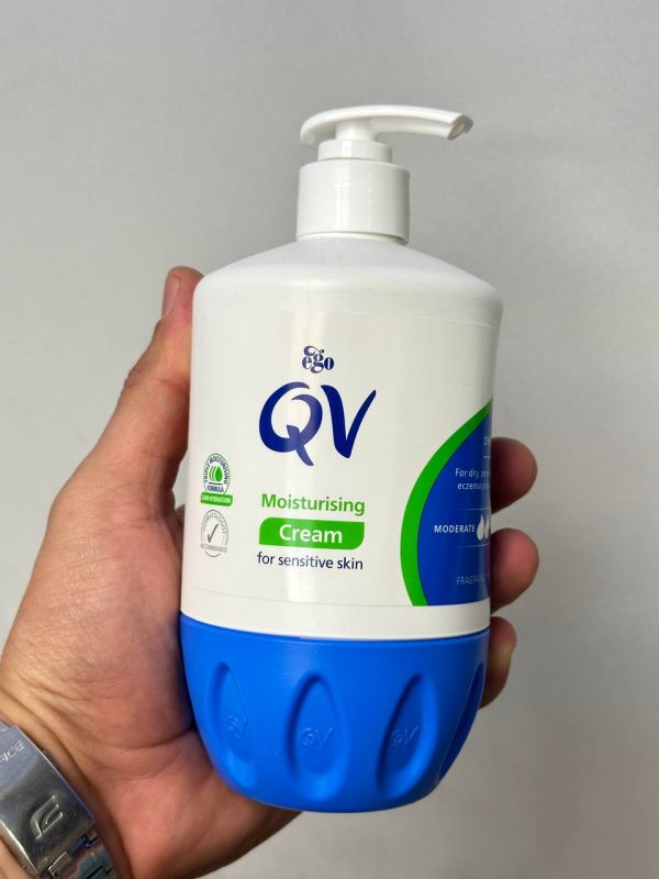 کرم مرطوب کننده QV کیووی برای انواع پوست سایز بزرگ 500ml