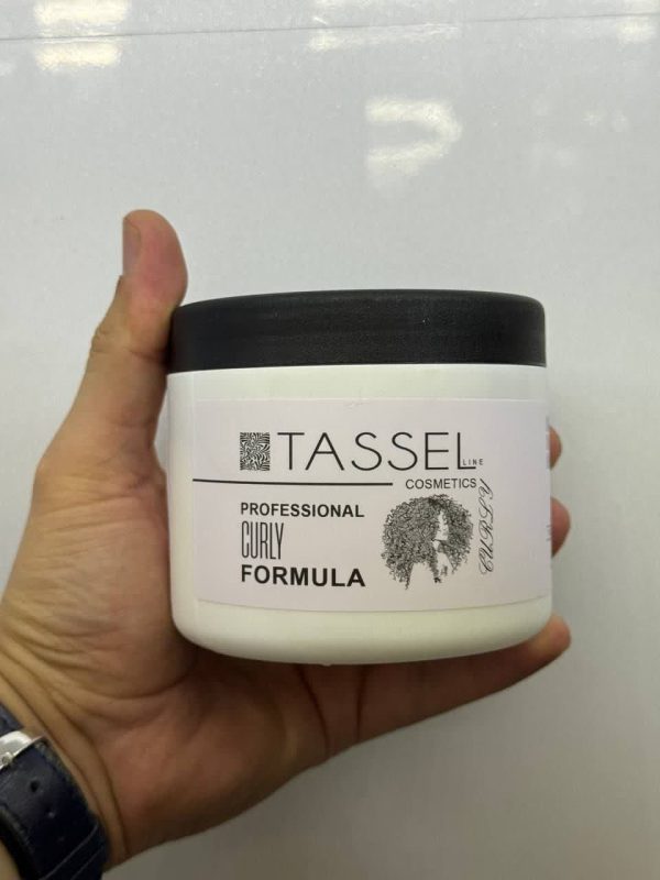 ماسک موی داخل حمام مارک TASSEL مخصوص موهای فر و مجعد 500ml
