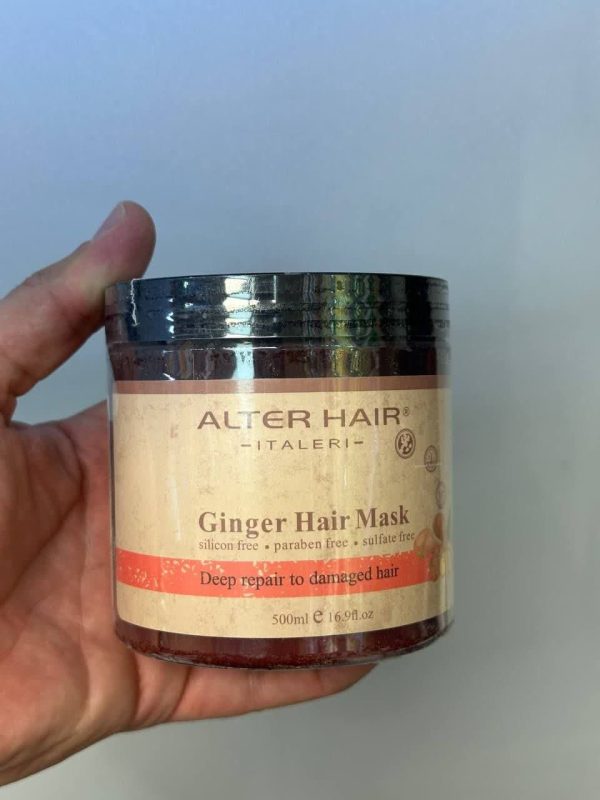 ماسک داخل حمام الترهیر Alter hair ایتالیا مدل زنجبیل 500ml