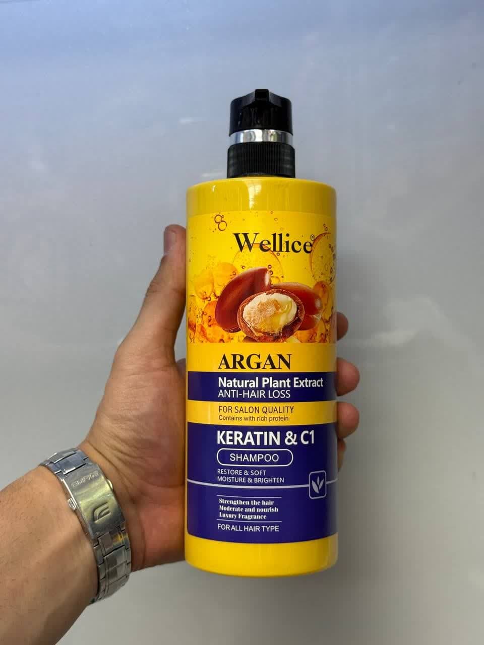 شامپو ضد ریزش مارک ویلاس (wellice)