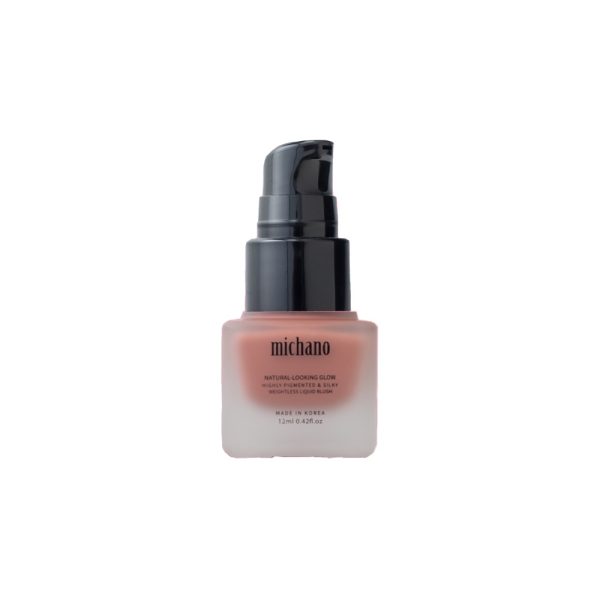 رژ گونه مایع مارک میچانو (michano) مدل Glistning peach