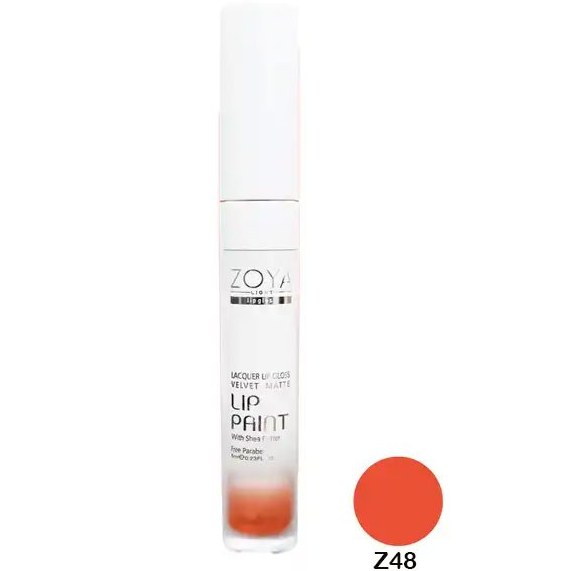 رژلب مایع مارک زویا (zoya) مدل لیپ (LIP PAINT) شماره Z48