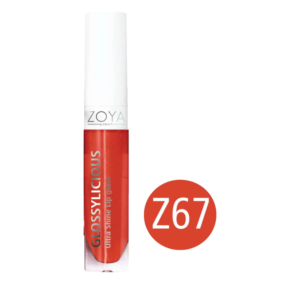 رژلب مایع مارک زویا (zoya) مدل گلاس (GLOSSYLICIOUS) شماره Z67