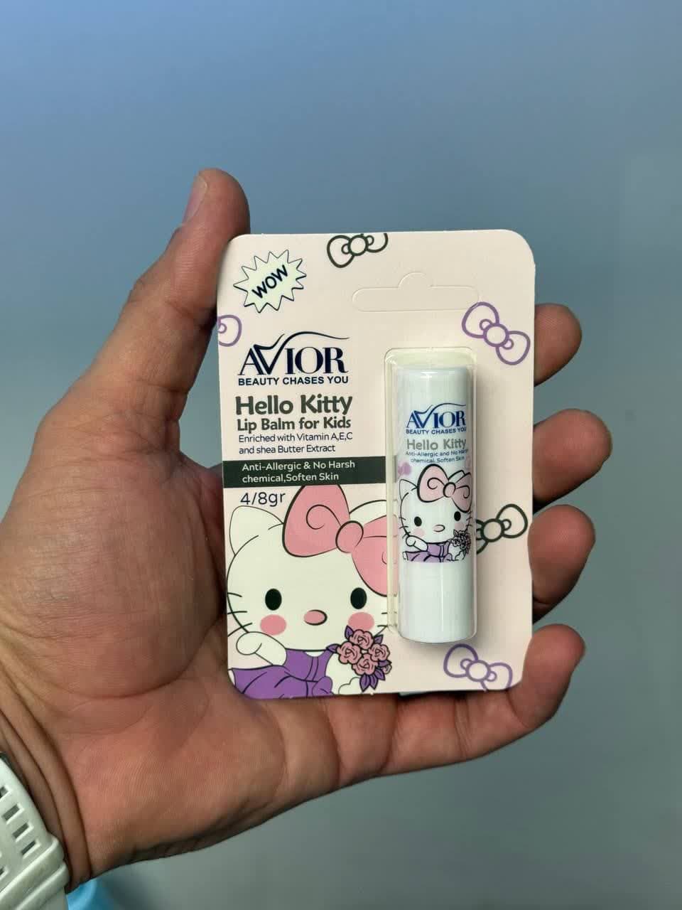 بالم لب کودکان مارک اویور (Avior) مدل Hello kitty