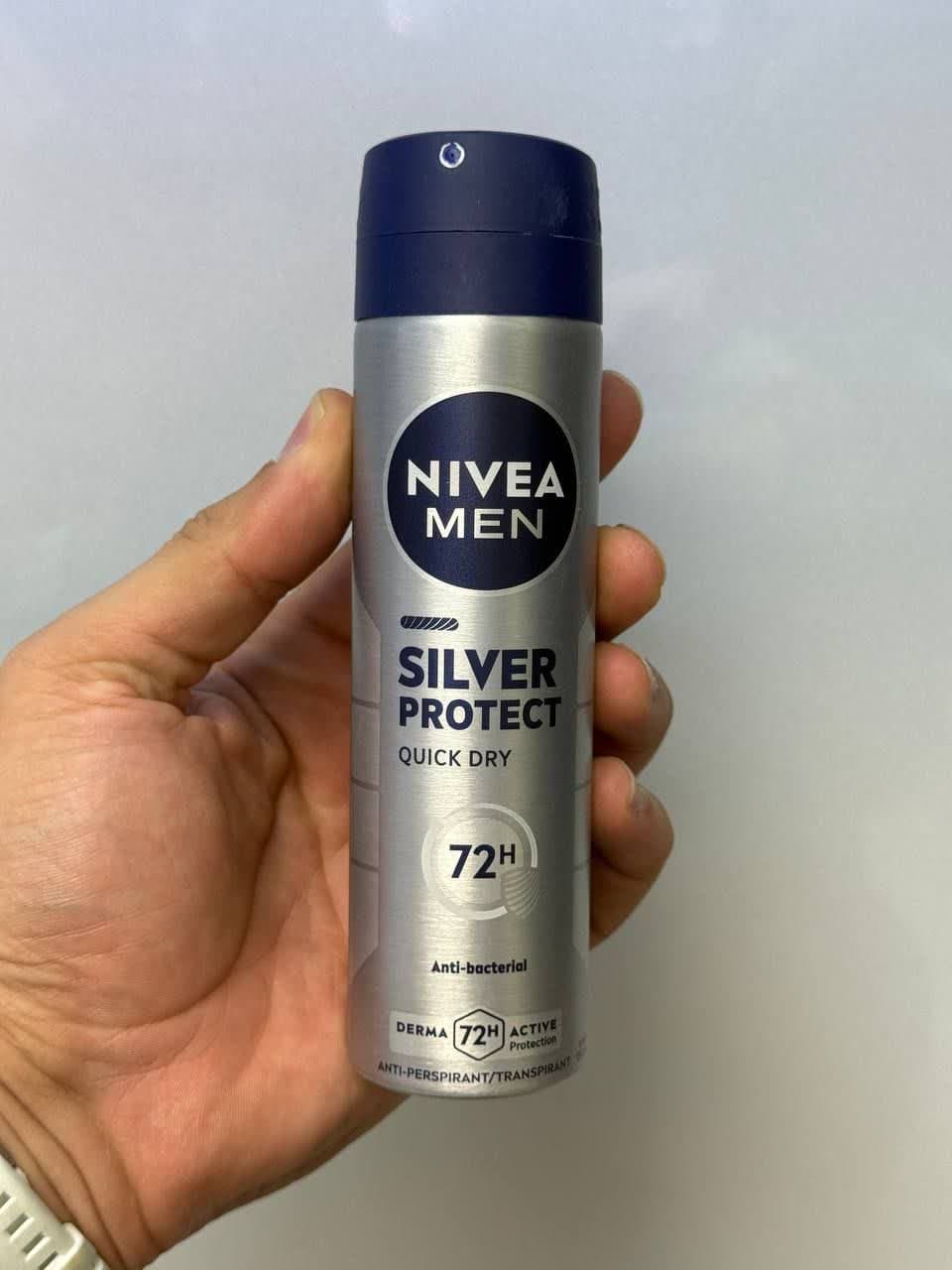 اسپری ضد تعریق نیوا (NIVEA) مردانه مدل SILVER
