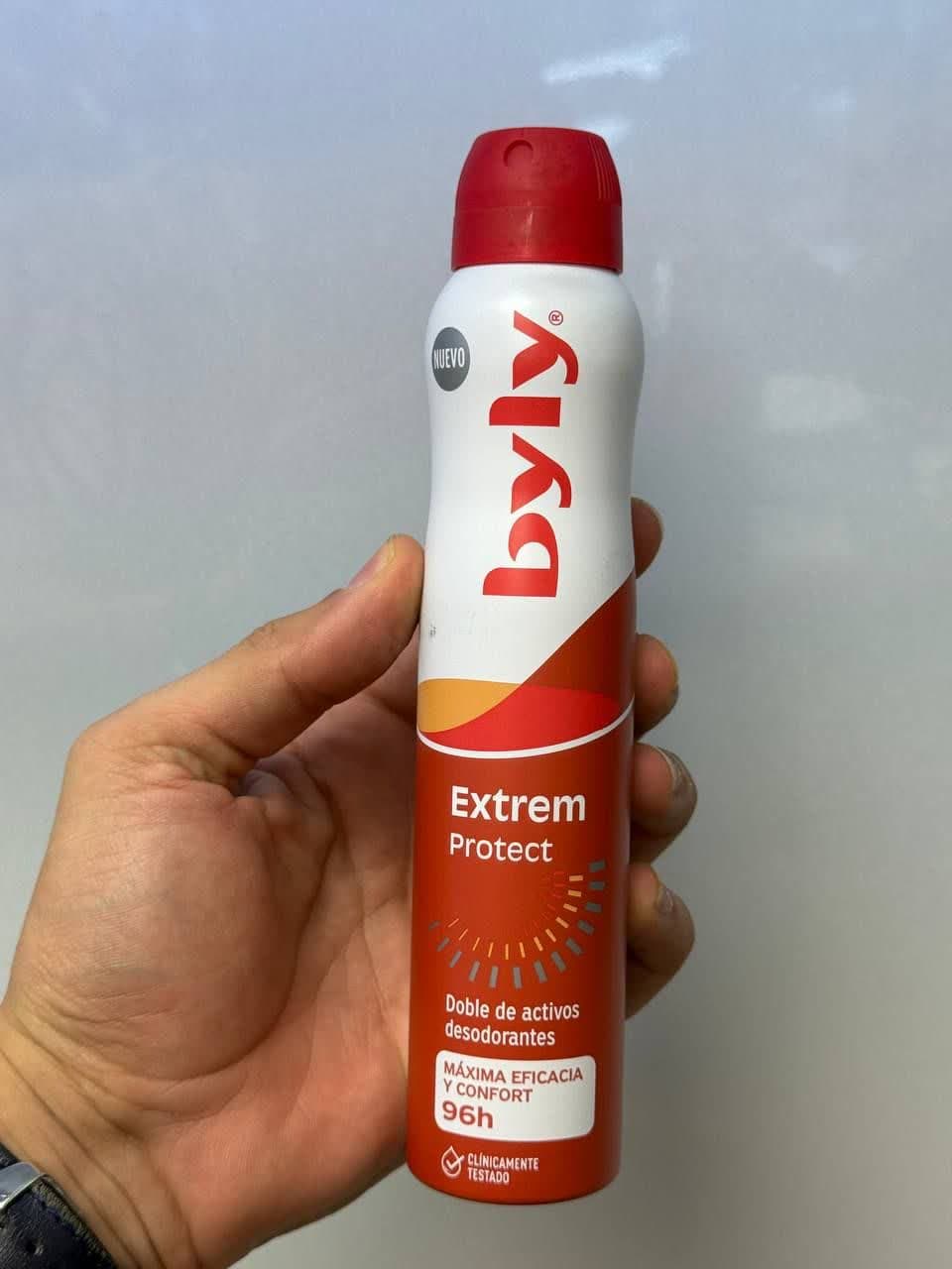 اسپری ضد تعریق مارک بایلی (BYLY) محصول اسپانیا مدل Extrem protect