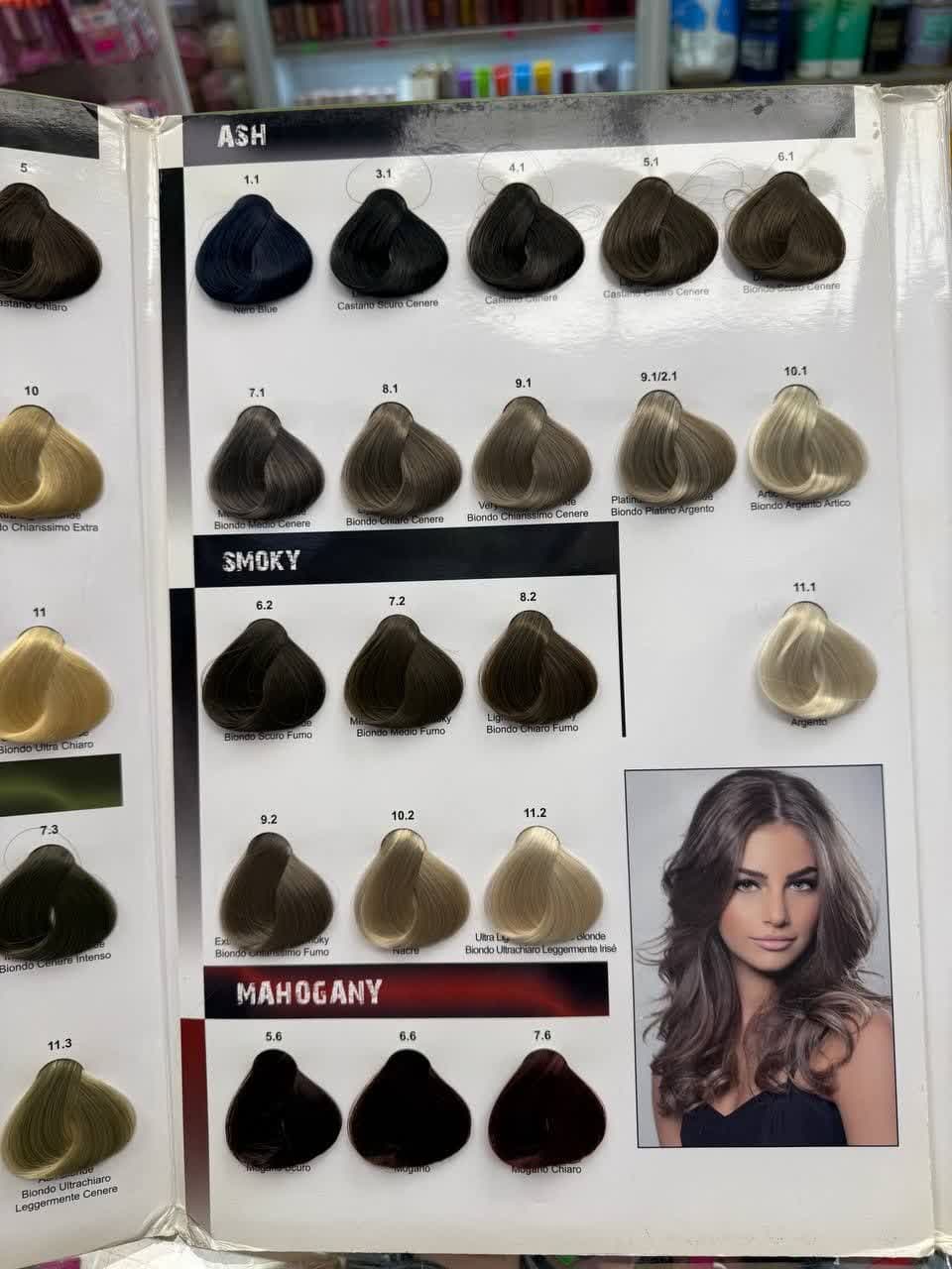 رنگ موی اولیو (olive) ایتالیا با امونیاک پایین 100ml شماره 7/6 - Image 4