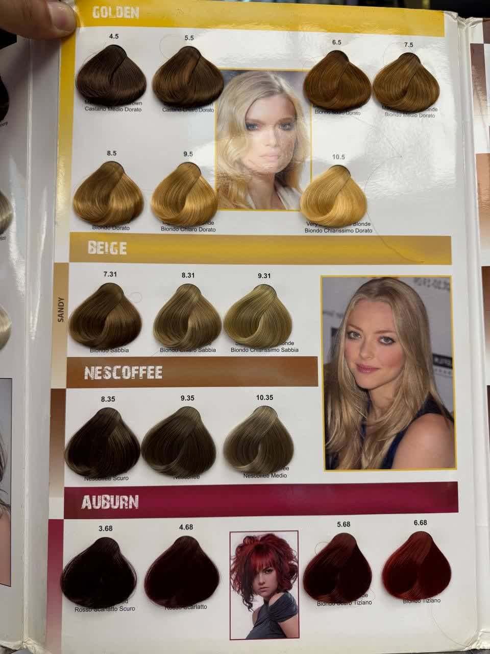 رنگ موی اولیو (olive) ایتالیا با امونیاک پایین 100ml شماره 7/6 - Image 2