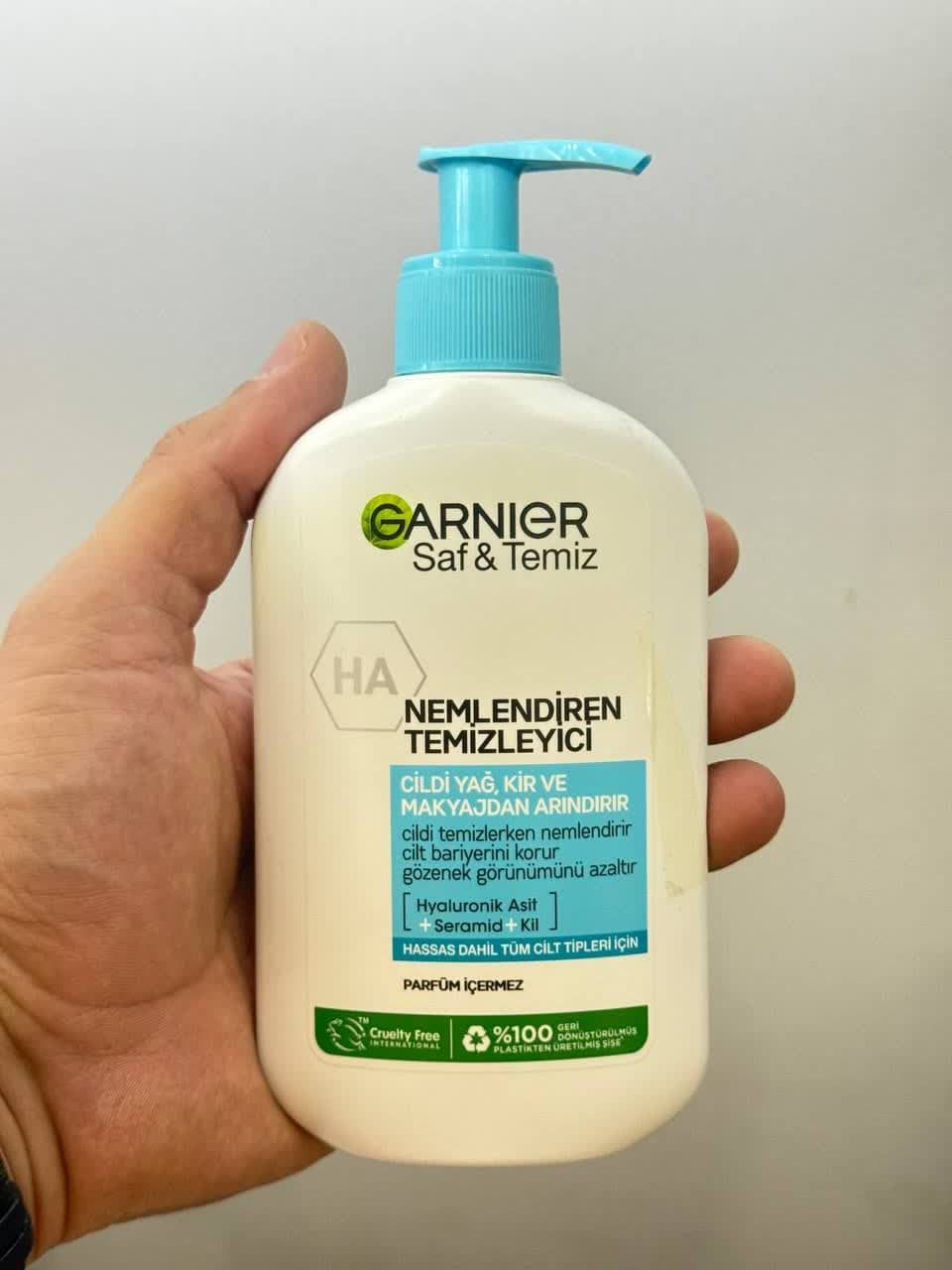 ژل شستشوی صورت مارک گارنیر (Garnier) مدل SAF & TEMIZ