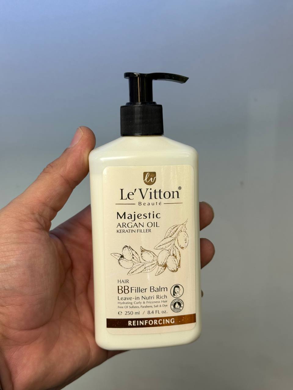 کرم موی بعد حمام موی فر مارک لویتون (levitton) برای موی فر و مجعد 250ml