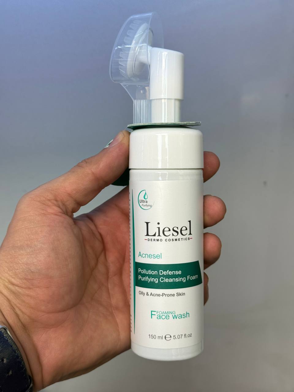 فوم شستشوی صورت لایسل (Liesel) مدل (Acenesel) مناسب پوست چرب