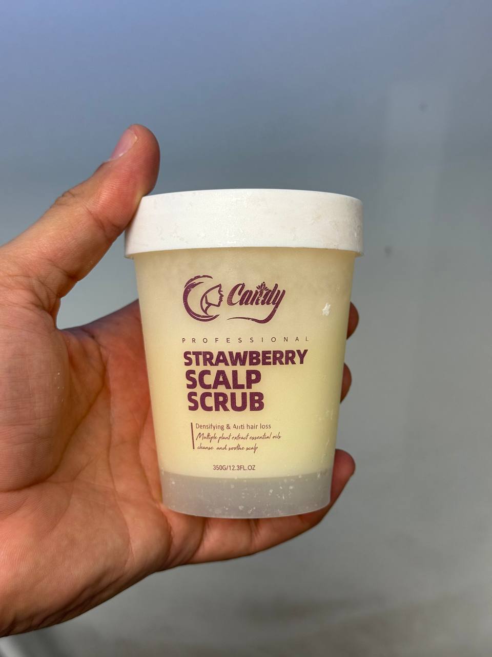 اسکراپ کف سر کندی (Candy) ضد ریزش (توت فرنگی)