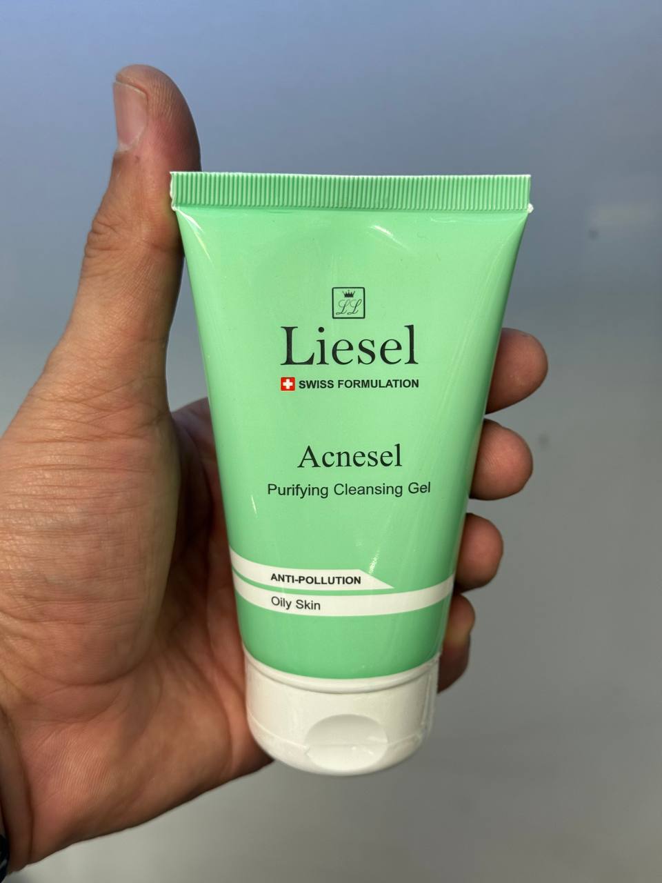 ژل شستشوی صورت لایسل (Liesel) مدل (Acnesel) مناسب پوست چرب