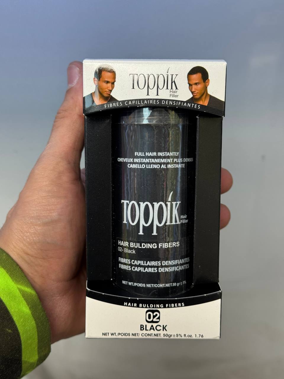 پودر تاپیک (toppik) 50 گرمی شماره 2 مشکی