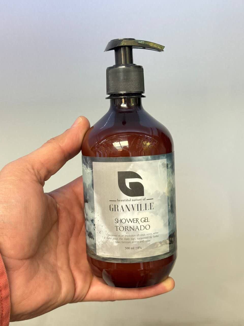 شامپو بدن 500ml گرنویل (GRANVILLE) مدل TORNADO