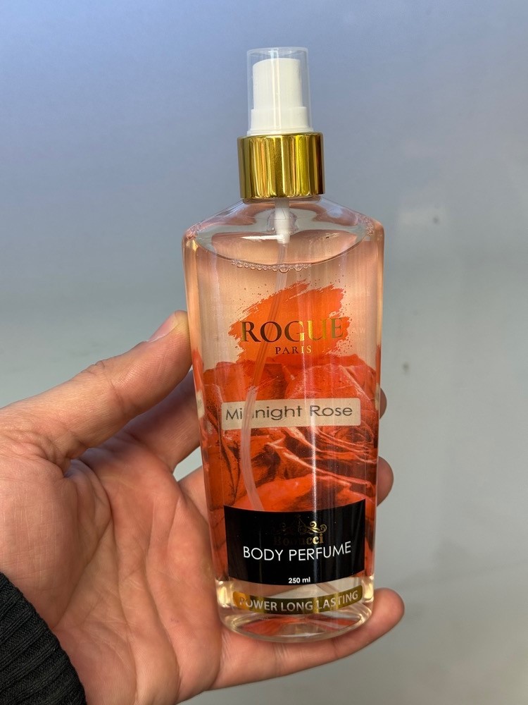 بادی اسپلش زنانه بونوچی (Bonucci) مدل ROGUE با رایحه لانکوم میدنایت رز