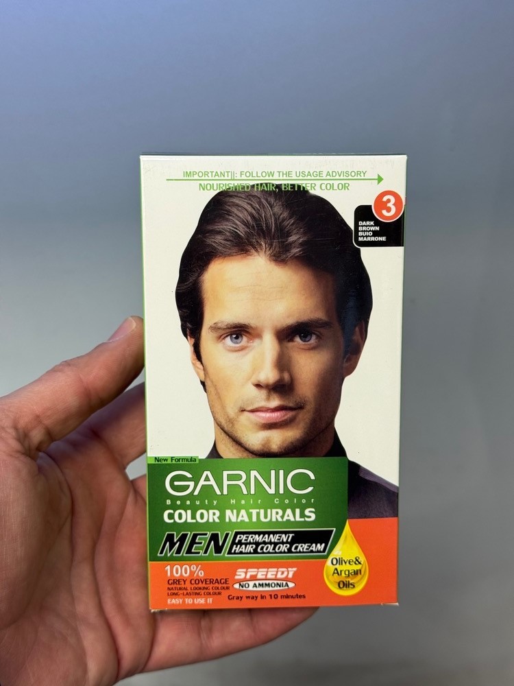 رنگ مردانه گارنیک شماره 3 ( Dark Brown )