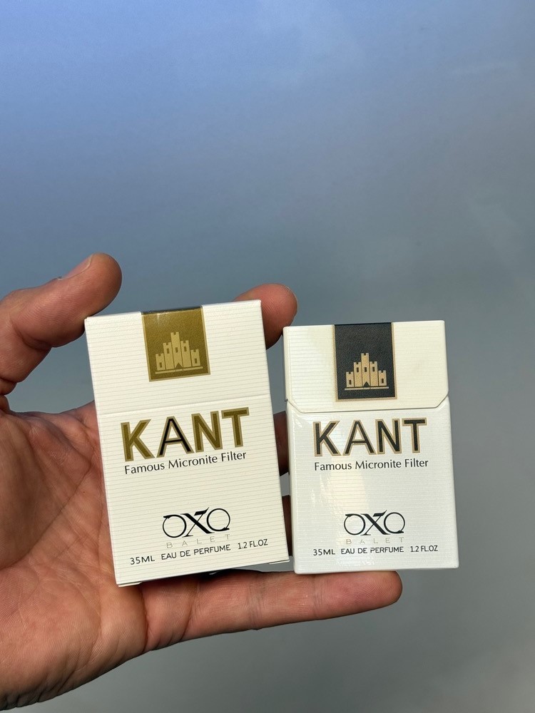 ادکلن 35 میل اوکسو (oxo) طرح سیگار مدل کنت طلایی kant