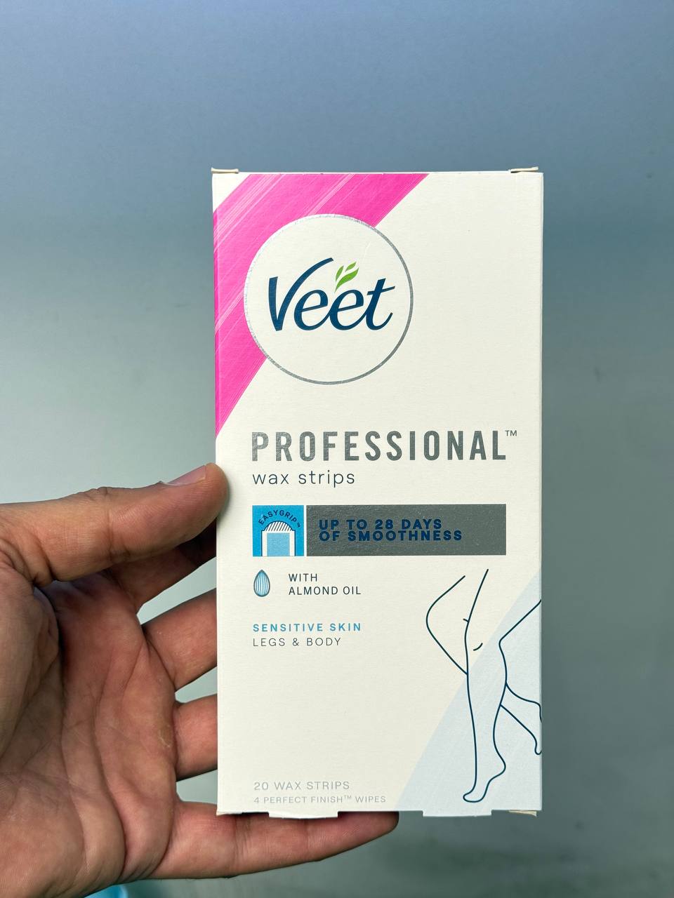 موبر ورقه ای ویت (veet) برای بدن حساس20 عددی مدل sensitive