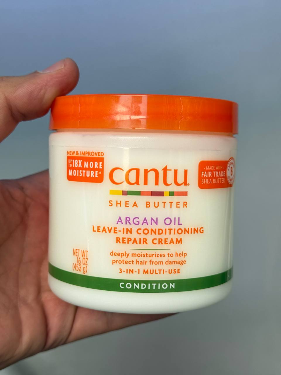 کرم موی کنتو (cantu) بعد حمام مدل ارگان و شی باتر 453 گرمی