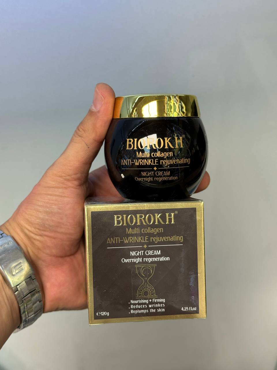 کرم ضد چروک شب بیورخ (BIOROKH) 120ml