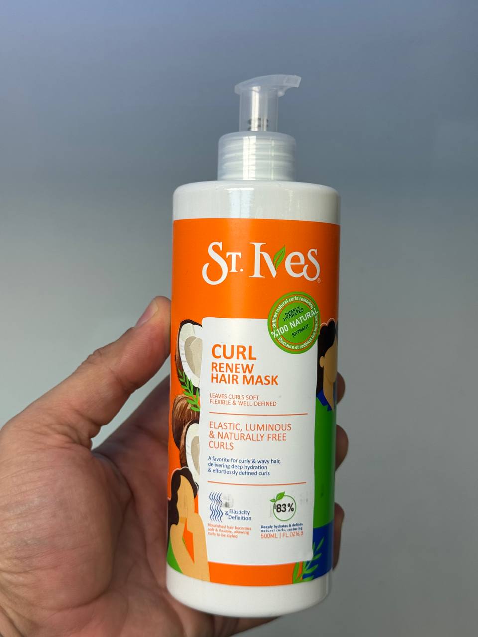ماسک داخل حمام موی فر و مجعد 500 میل مارک سنت ایوز (ST.ives)
