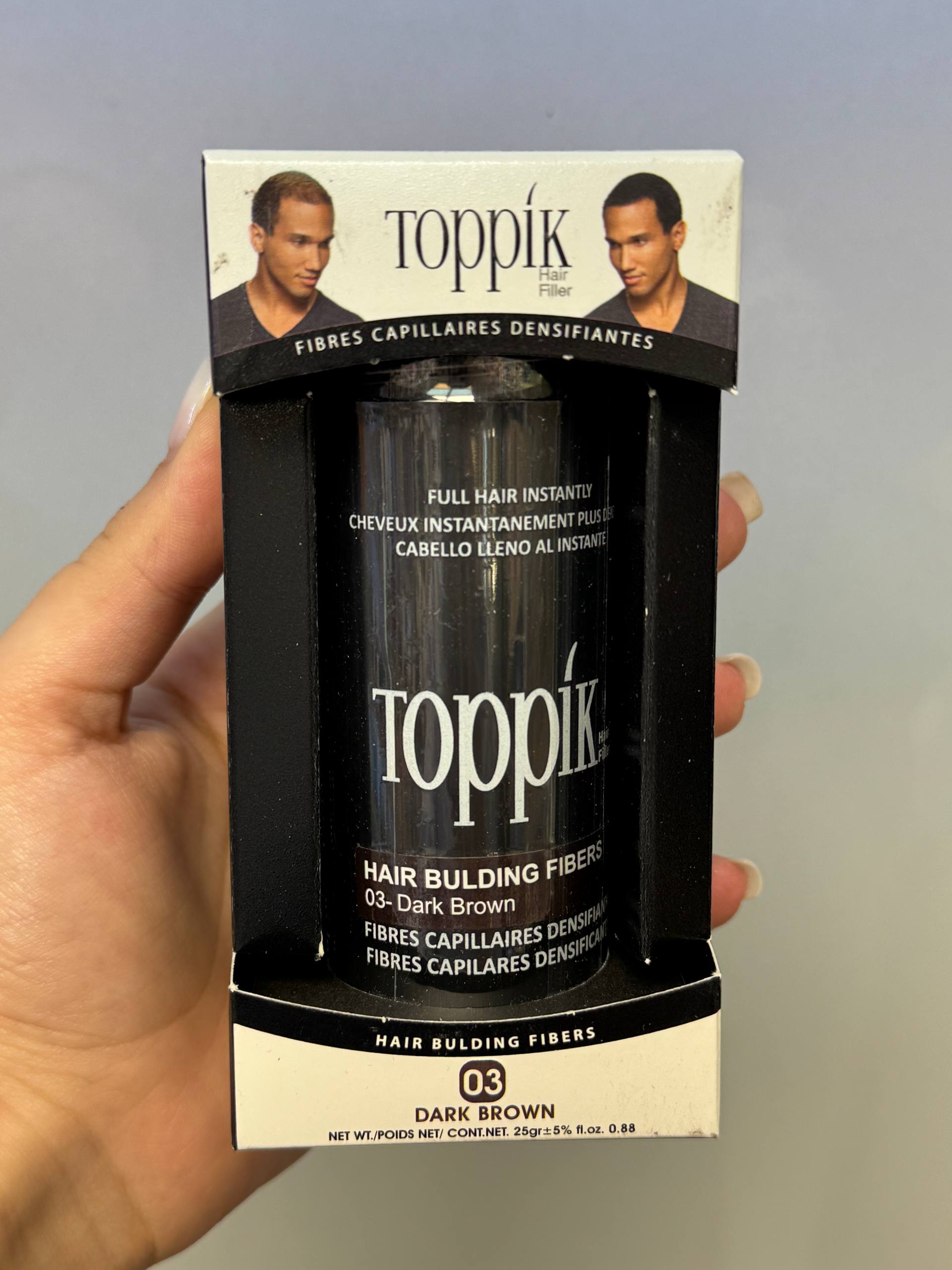 پودر تاپیک (Toppik) 25 گرمی شماره 03
