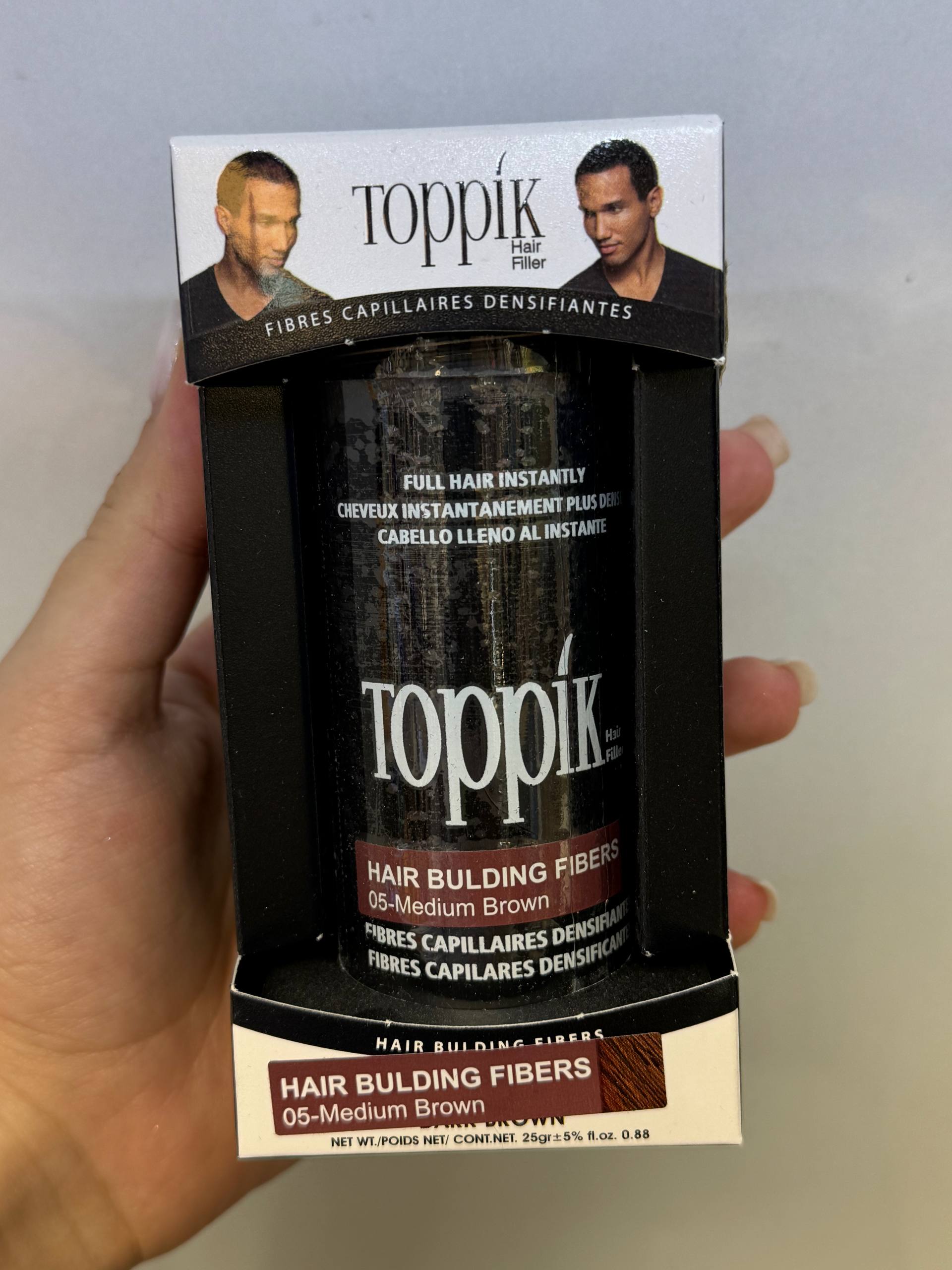 پودر تاپیک (Toppik) 25 گرمی شماره 05