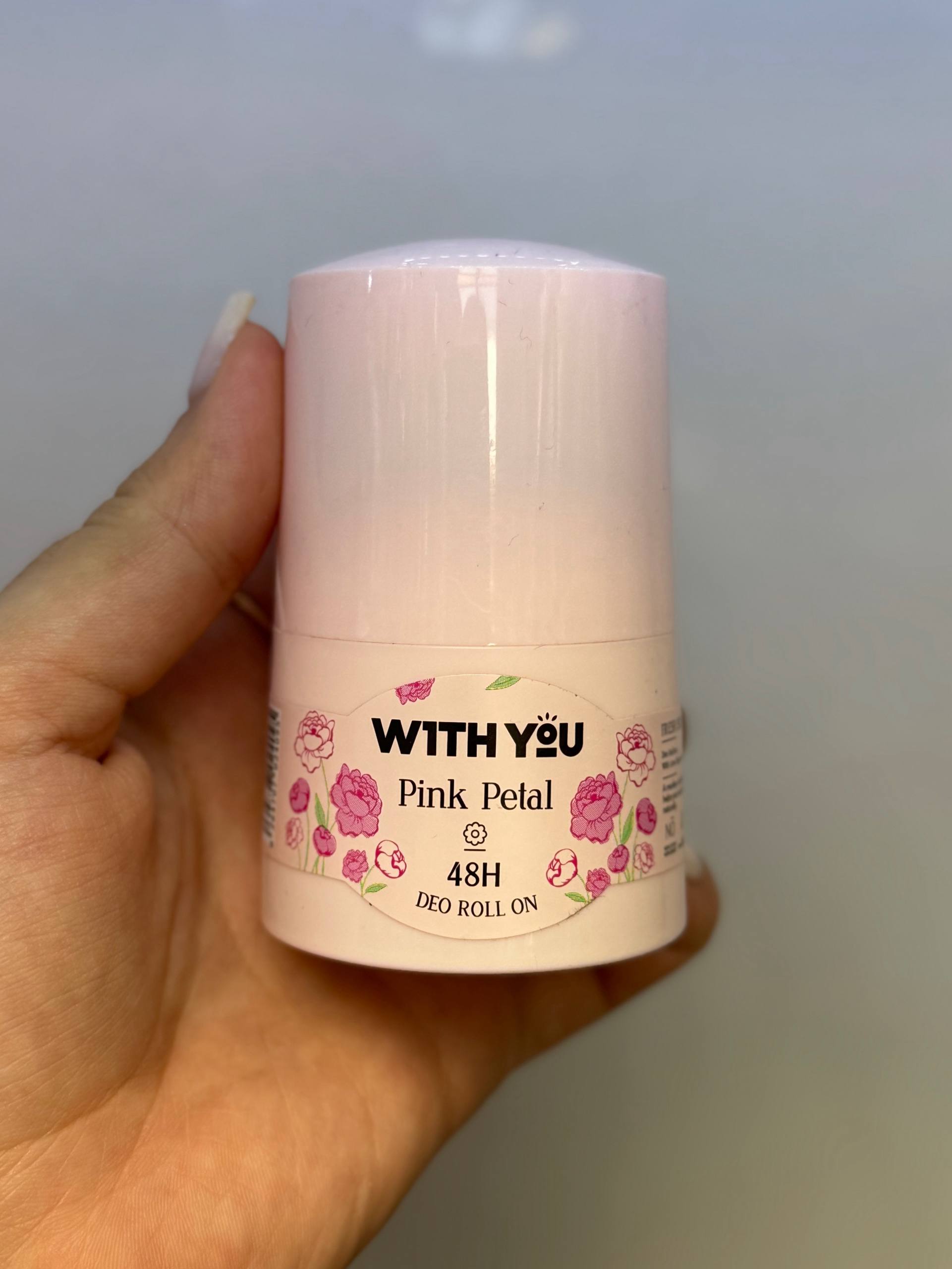 مام رول ضد عرق ویت یو (With you) مدل PINK PETAL